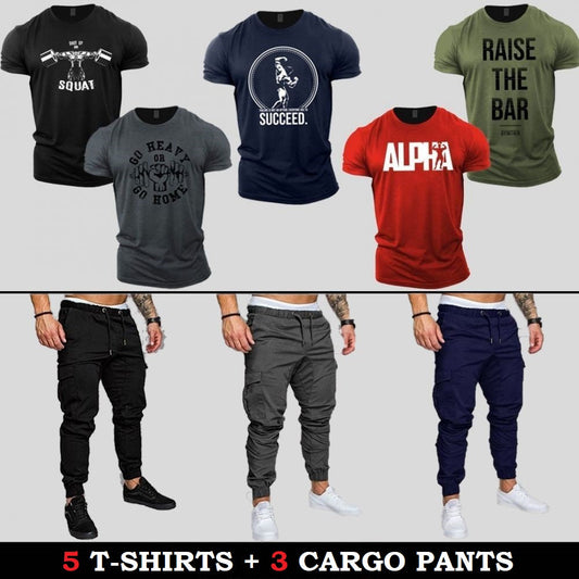 (5 T-Shirts + 4 Cargo Pants)