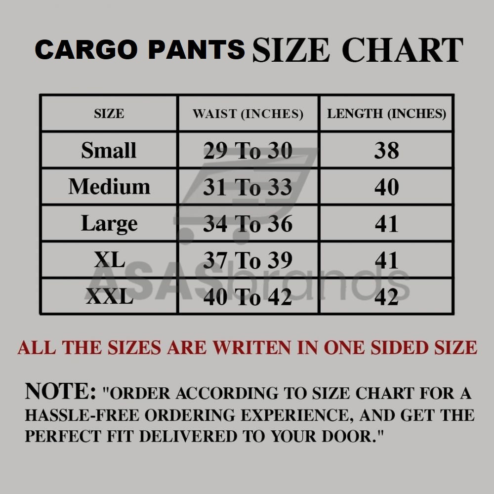 (4 Long Sleeves + 4 Cargo)