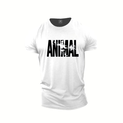 White Printed Men T-Shirt