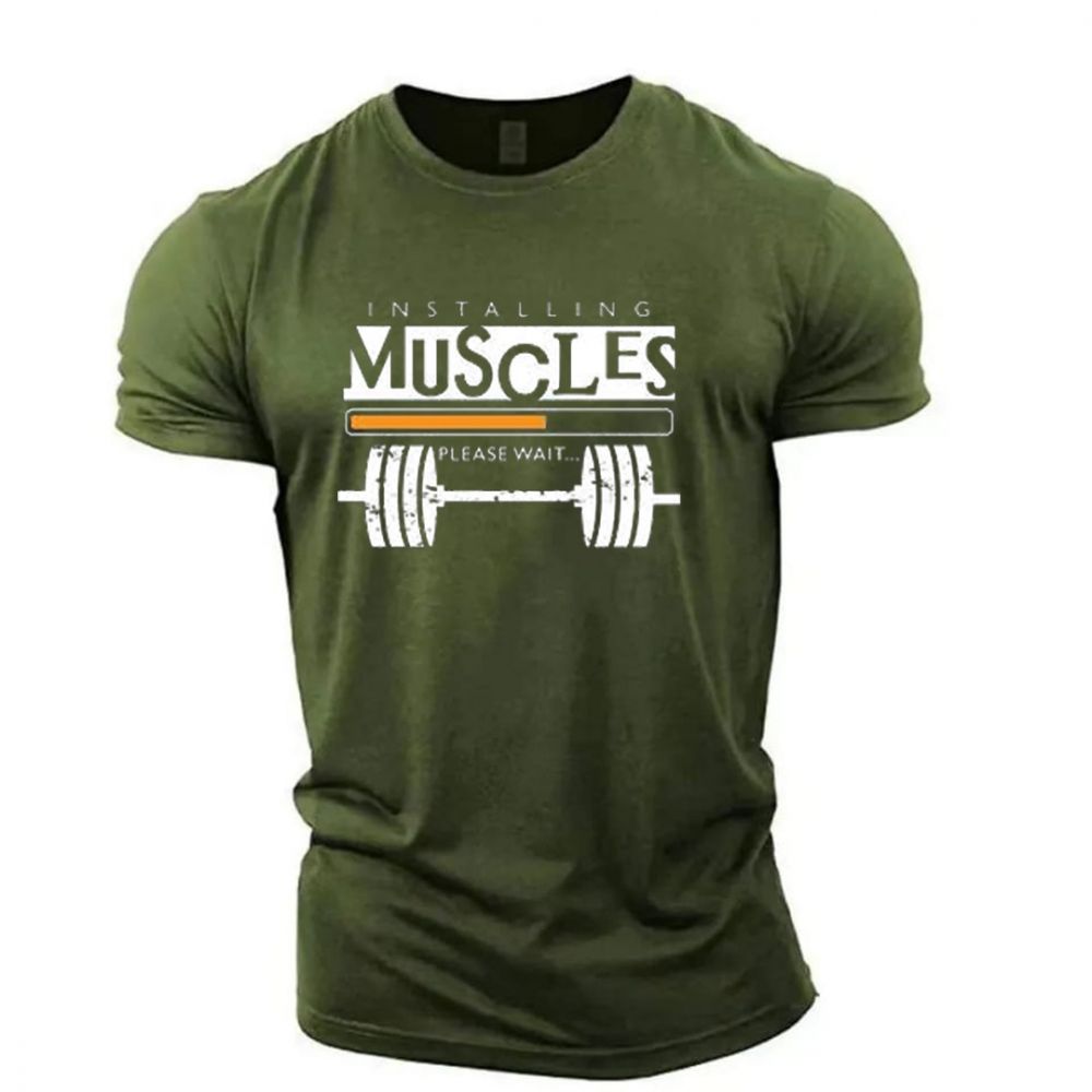10pcs - Printed Half Sleeves T-Shirts