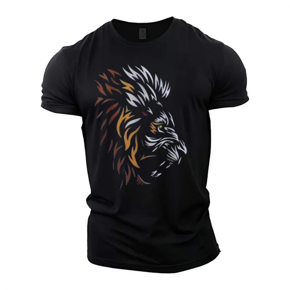 10pcs - Printed Half Sleeves T-Shirts